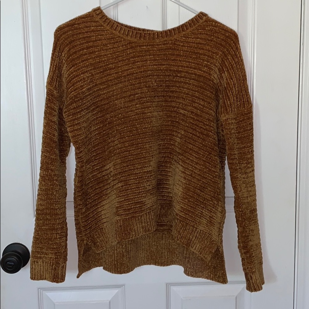 burnt orange super soft sweater